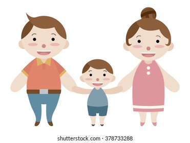 Dad And Mom Cartoon Images, Stock Photos & Vectors | Shutterstock