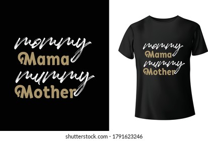 Mom and dad trendy t shirt design