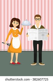 Mom and Dad vector