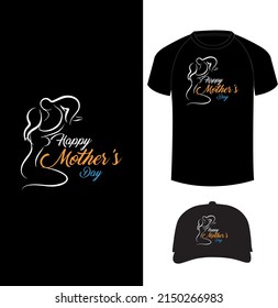 Mom and daughter love background for Mother's Day
