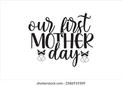 mom design- Mother's Day T-shirt and  design, mom lettering typography, Symbol of love on white background.