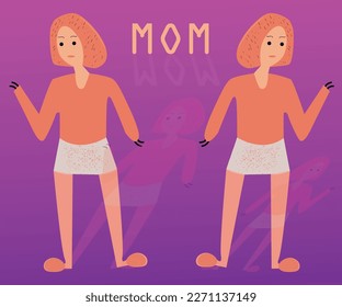mom design vector file download