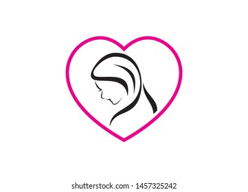 Mom Heart Logo, Mother And Baby, Mother Logo Images