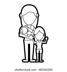 mom and kids design