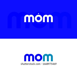 MOM Letter Logo Design,,Text Design,Name Logo Design,letter logo design,