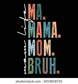 Mom Life Ma. Mama. Mama. Bruh.