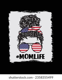 Mom Life T-Shirt Design, Mom T-Shirt Design