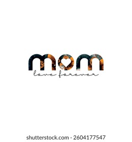 mom logo design with geometry