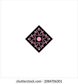 mom logo vector template heart