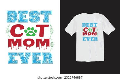 Mom Love Or Best Cute Proud and Awesome Mom  With Awesome Sons And Typography T-Shirt Design.