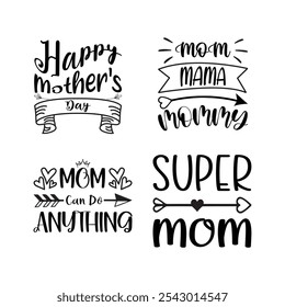 Mom Love Design, Typography T shirt Design, Motivational Quotes,  vector illustration, graphic template, print on demand, vintage, Mother's Day T-shirt