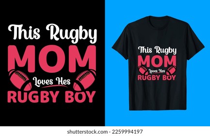 Mom love, Vector, Typography T-Shirt Design
