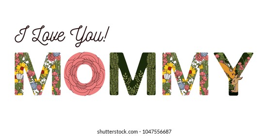 Mom i love you card