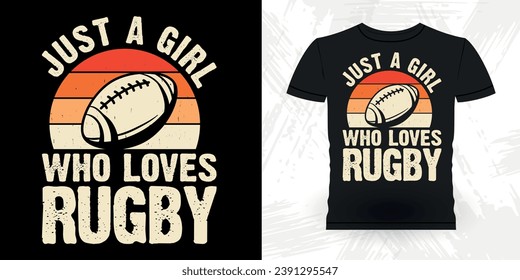 Mom Lover Mother's Day Funny Rugby Player Coach Vintage Rugby Player T-shirt Design