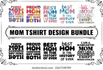 Mom  Mama best T-shirt Design Bundle