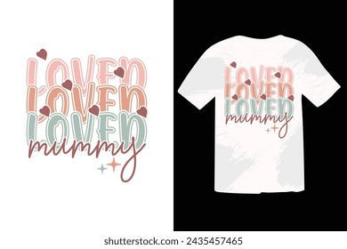 Mom Mama Mother’s Day EPS T-shirt Design. Mother’s Day