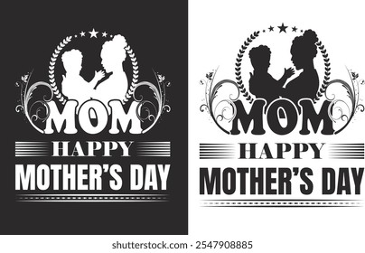 mom mothers day t-shirt design