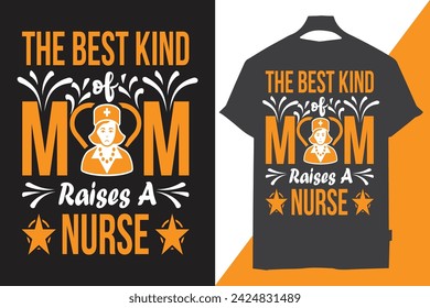 Mom Nursing Typography t-shirt Design Graphic