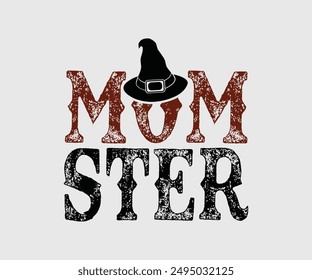 Mom Ster, Halloween, Ghost, Spooky Season, witch, Halloween Funny, t shirt