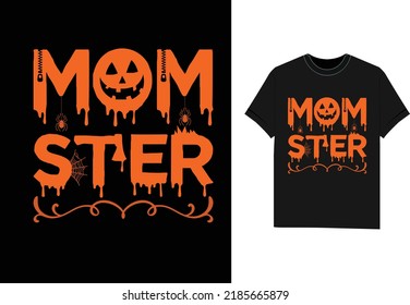 Mom Ster Halloween t shirt design