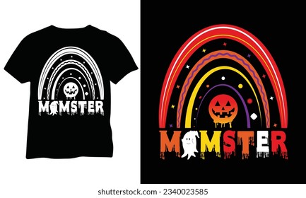 Mom Ster vector Halloween shirt Halloween mom eps vector design