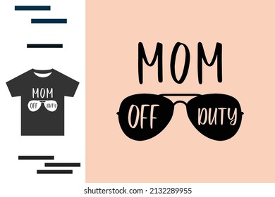 Mom summer vacation t shirt design