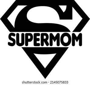 Mom SVG Design- Super Mom