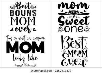 mom SVG t shirt or mom  SVG bundle hand lettered