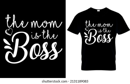 Mom Svg Tshirt Design - Mother's Day Svg T Shirt Design