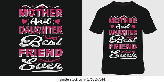 Mom t shirt design for mother's day . Mother's day t shirt print template , lettering and typography design .