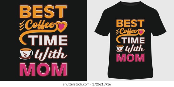 Mom t shirt design for mother's day . Mother's day t shirt print template , lettering and typography design .