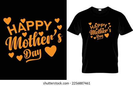 Mom t shirt design for mother's day . Mother's day t shirt print template , lettering and typography design.