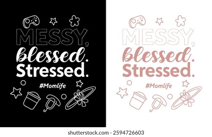 Mom t shirt design for mother's day . Mother's day t shirt print template , lettering and typography design