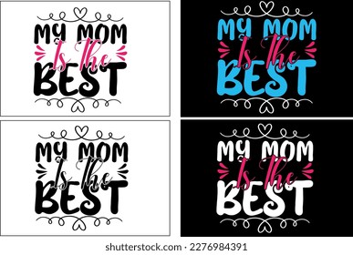 Mom  t shirt design set or mother's day t shirt design set