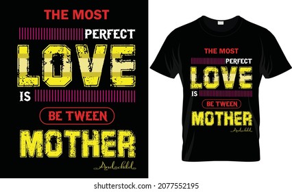 MOM TEXT T-SHIRT DESIGN AND VECTOR