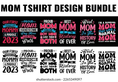 Mom T-shirt Design Bundle mom mama t shirt bundle