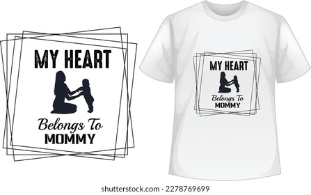 Mom T-shirt Design
Mother's Day t-shirt design