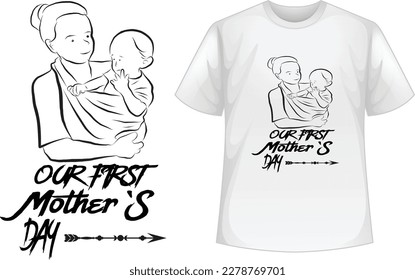 Mom T-shirt Design
Mother's Day t-shirt design
