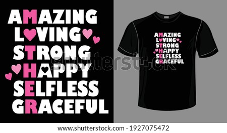 Mom t-shirt design vector, Mom Definition quote typography, vector use for print, poster and etc