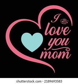 Mom T-shirt Design Vector File