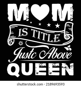 Mom T-shirt Design Vector File