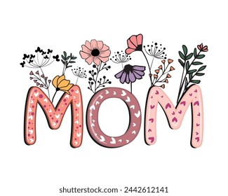 mom t-shirt, mother's day mom design 