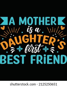 Mom T-Shirt, Unisex, 100% Typography, Vector graphic for t-shirt and print design. Greeting card,  Poster, Mug Design.