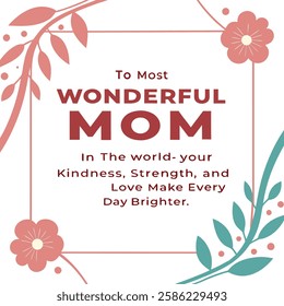 Mom, I turned out amazing because of you… and maybe just a little bit of Dad. 