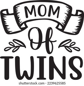 Mom Of Twins For Eps File