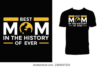 Mom Typography T Shirt Design. 