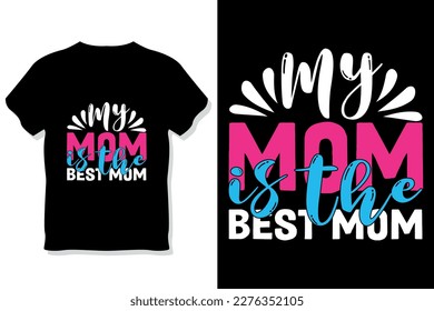 Mom typography t shirt or mothers day t shirt