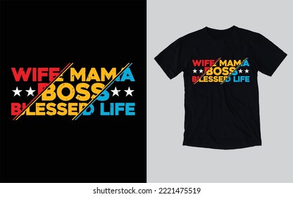 Mom typography t-shirt designs, Happy mother's day, Mom Quotes t-shirt designs 