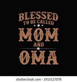 Mom unique t shirt design idea.vector illustration