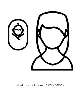 Mom vector icon
